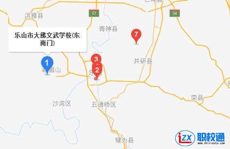 樂(lè)山市大佛文武學(xué)校地址及乘車(chē)路線
