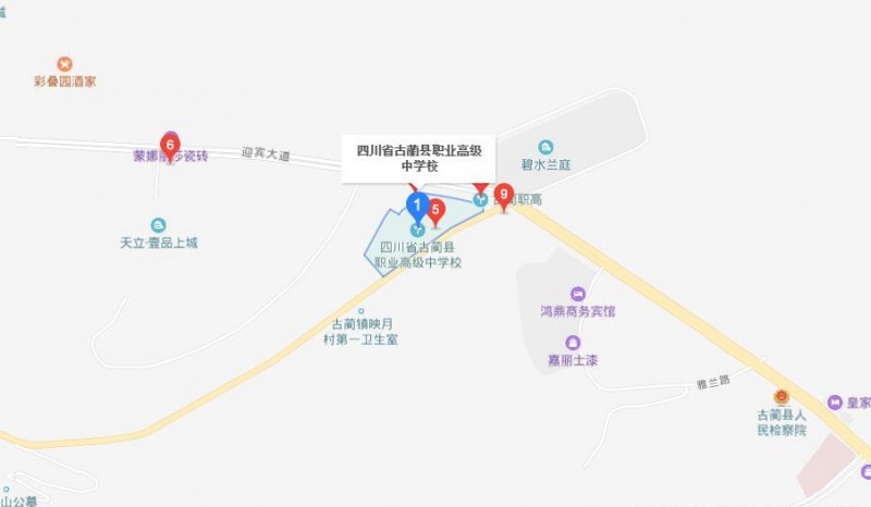  古藺縣航空職業(yè)高級(jí)中學(xué)位置在哪兒