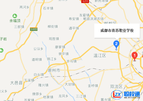 成都市青蘇職業(yè)中專學(xué)校地址及乘車路線