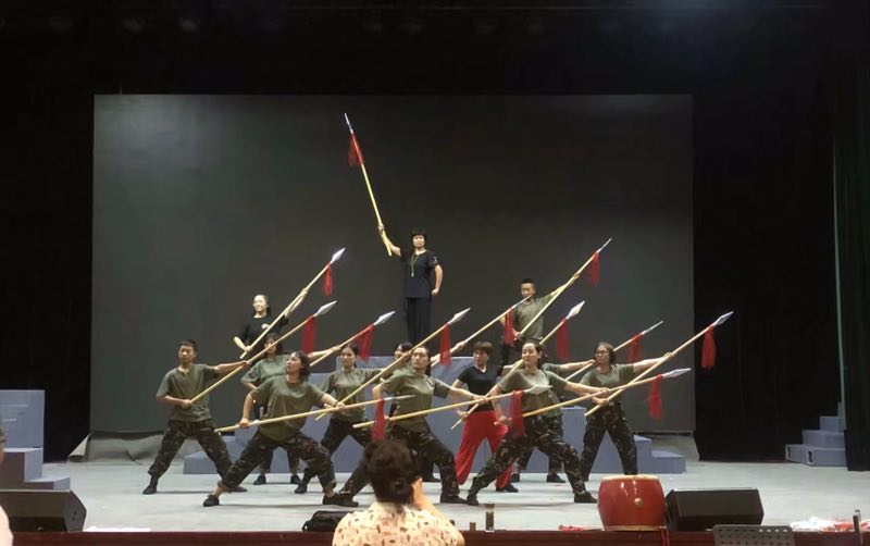 不忘初心使命再現(xiàn)紅色經(jīng)典—山東東營金盾司法學(xué)校師生參演大型革命歷史劇《劉胡蘭》