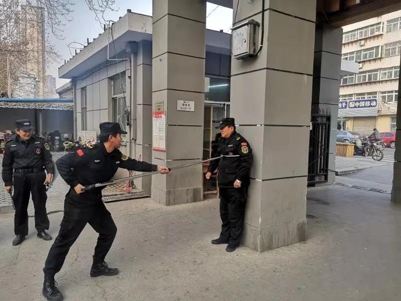 濟南應用技術學校進行保安技能培訓活動