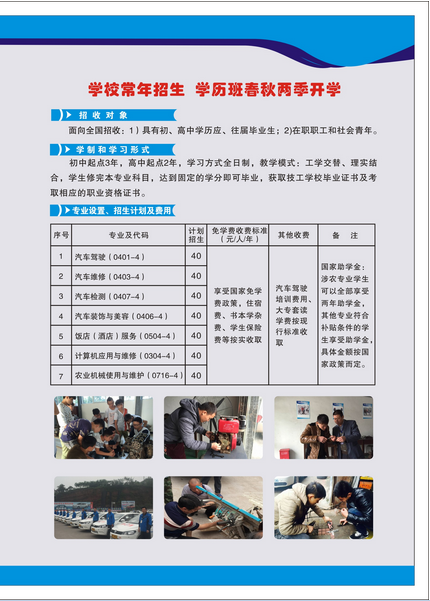 瀘州交通技工學(xué)校開設(shè)哪些專業(yè)？