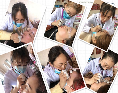 威海以琳美容美發(fā)學校第二十九期半永久紋繡課程開課啦！