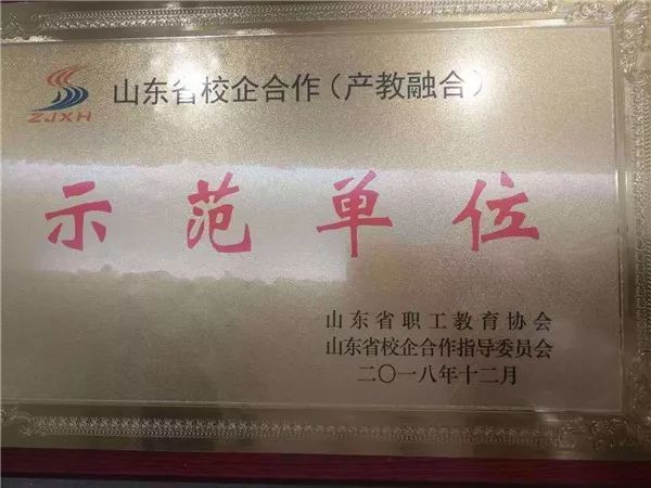 山東公路技師學(xué)院獲評(píng)“山東省校企合作（產(chǎn)教融合）示范單位”
