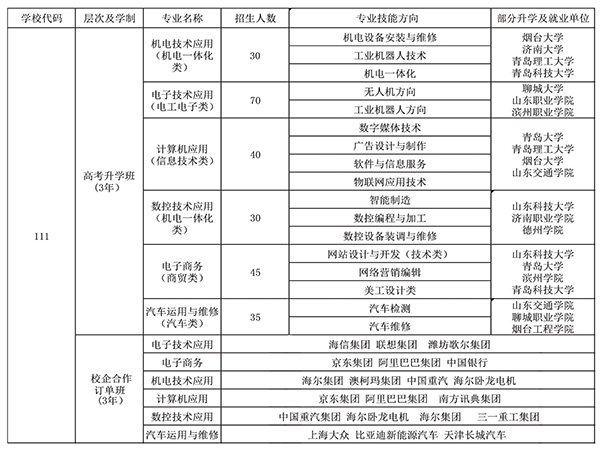 濟(jì)南電子機(jī)械工程學(xué)校2020年招生計劃多少？