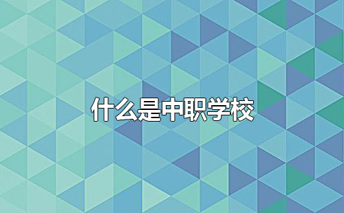 中職學校是什么學校？