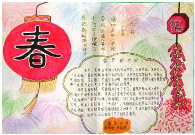 春節(jié)手抄報內容資料【精選】