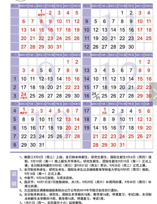 浙江工商大學(xué)杭州商學(xué)院2020年校歷及寒假放假時(shí)間安排 什么時(shí)候放寒假 