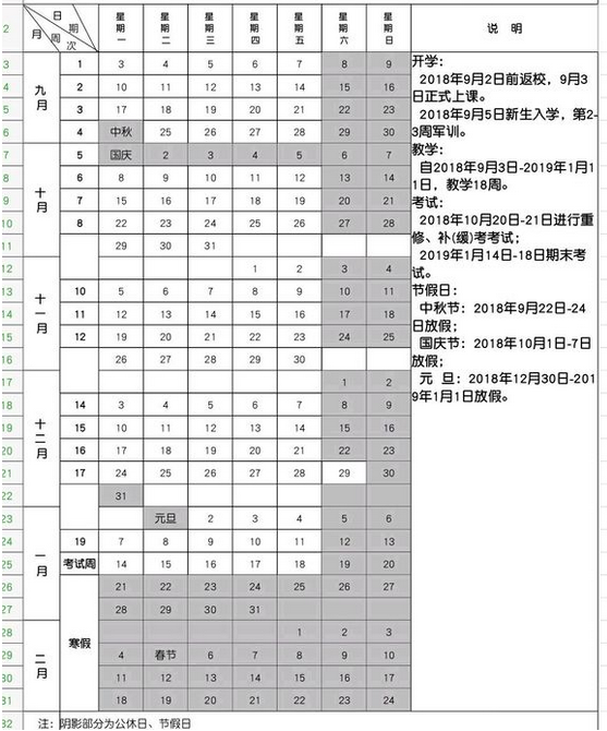 河北中醫(yī)學院2020年校歷及寒假放假時間安排 什么時候放寒假  