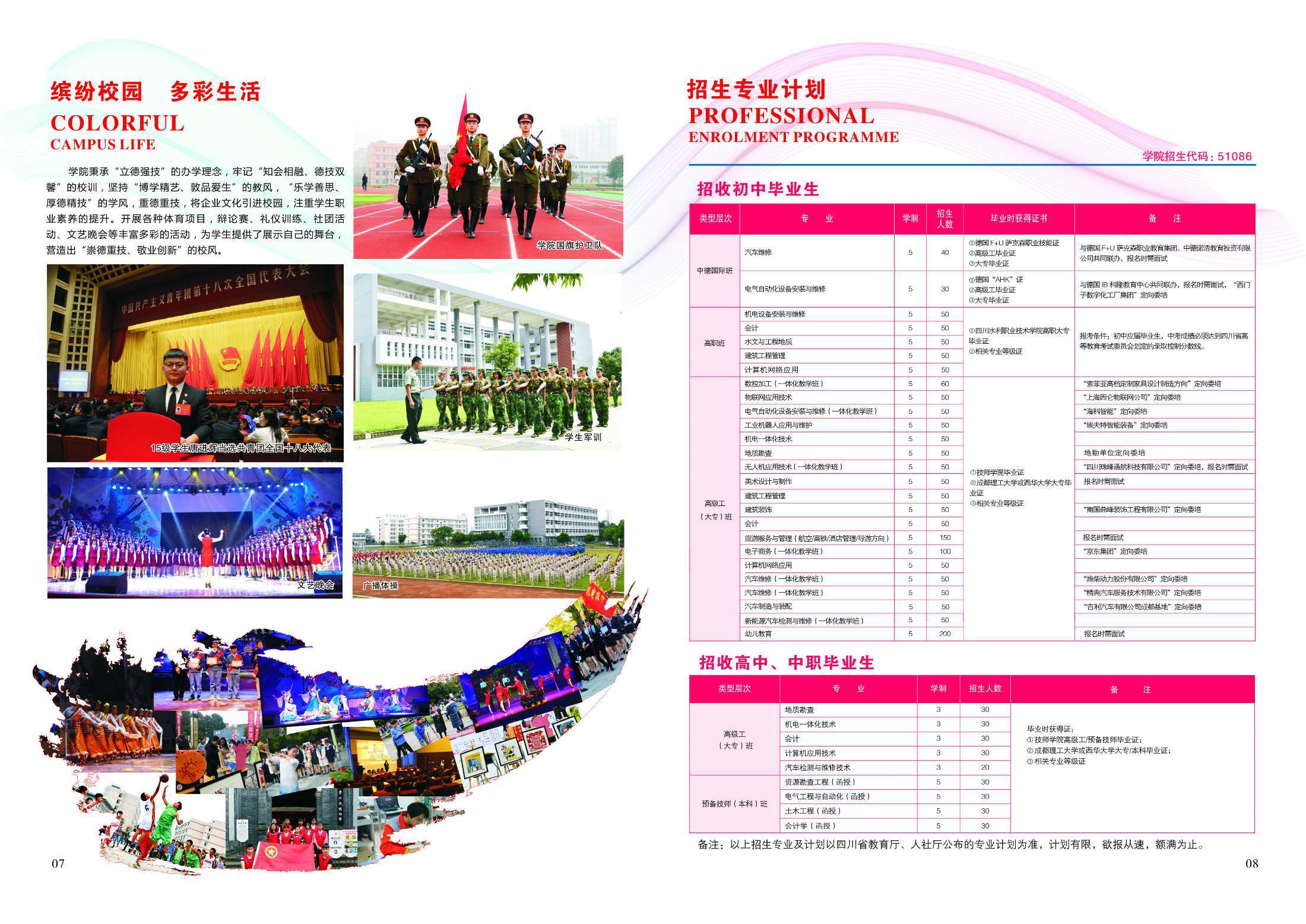 四川礦產(chǎn)機(jī)電技師學(xué)院2020年招生簡(jiǎn)章'