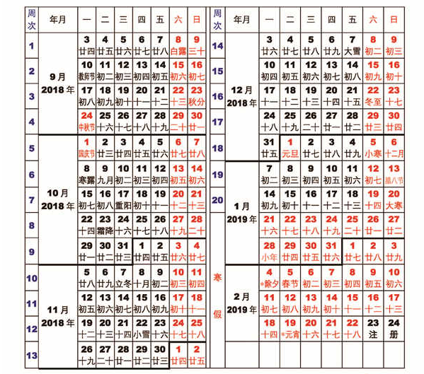 廣西醫(yī)科大學2020年校歷及寒假放假時間安排 什么時候放寒假 