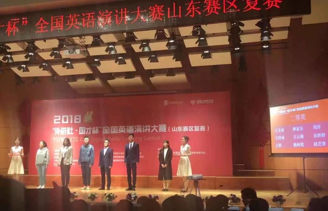 青島求實職業(yè)技術(shù)學院外國語專業(yè)學生在2018“外研社杯”全國英語大賽中獲獎