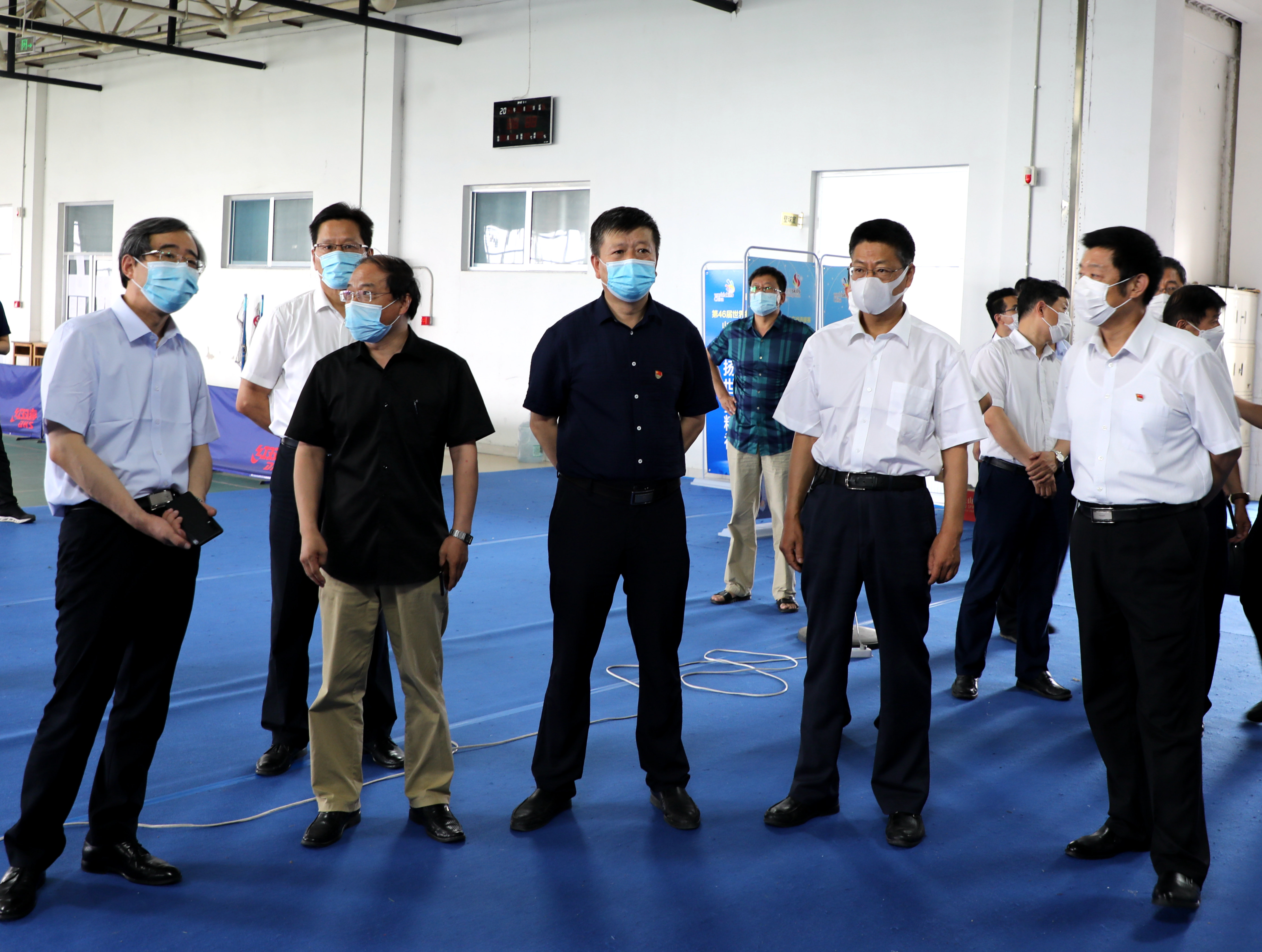 省人社廳職業(yè)能力建設(shè)處處長(zhǎng)張龍來(lái)濰坊市技師學(xué)院督導(dǎo)巡查