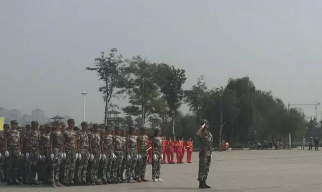 山東省陽谷軍校職教中心各大校區(qū)軍訓(xùn)全部完美收官！