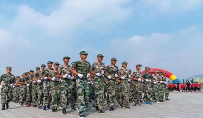 山東省陽谷軍校職教中心各大校區(qū)軍訓(xùn)全部完美收官！