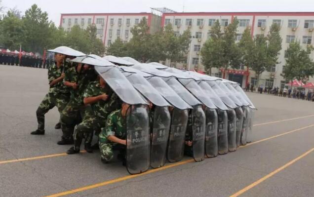 山東省陽谷軍校職教中心各大校區(qū)軍訓(xùn)全部完美收官！
