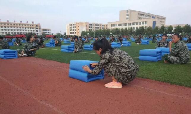 山東省陽谷軍校職教中心各大校區(qū)軍訓(xùn)全部完美收官！