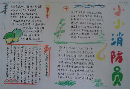 消防安全的手抄報(bào)文字資料 大學(xué)高考網(wǎng)