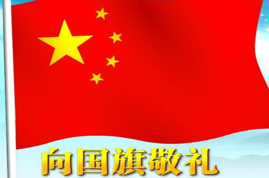 少先隊員向國旗敬禮寄語（兩篇）