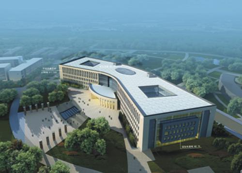 成都理工大學圖書館全景